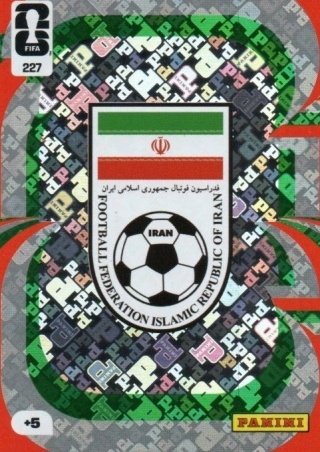 227 Team Crest Iran Panini FIFA World Cup 2026