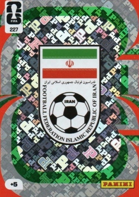 227 Team Crest Iran Panini FIFA World Cup 2026