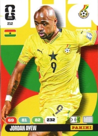 212 Jordan Avew Ghana Hero Panini FIFA World Cup 2026