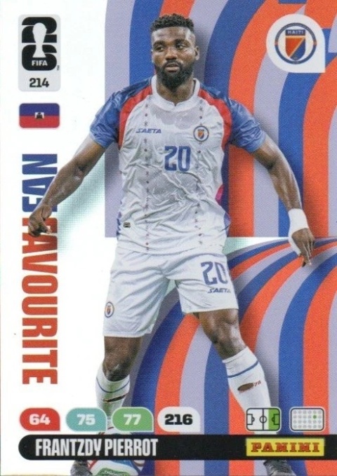 214 Frantzdy Pierrot Haiti Fan Favourite Panini FIFA World Cup 2026