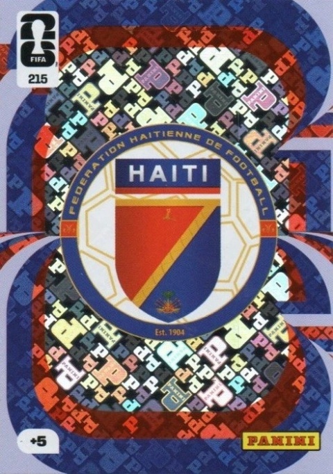 215 Team Crest Haiti Panini FIFA World Cup 2026
