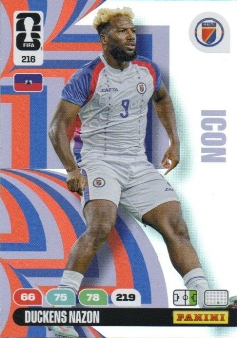 216 Duckens Nazon Haiti Icon Panini FIFA World Cup 2026
