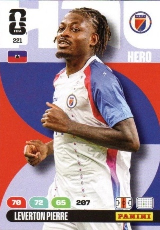 221 Leverton Pierre Haiti Hero Panini FIFA World Cup 2026