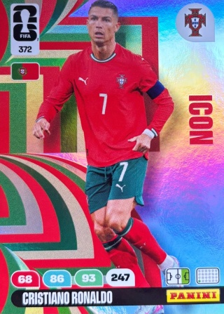 372 Cristiano Ronaldo Portugal Icon Panini FIFA World Cup 2026