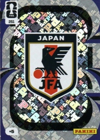 251 Team Crest Japan Panini FIFA World Cup 2026