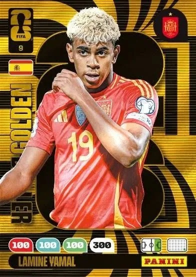 9 Yamal Spain Golden Baller Panini FIFA World Cup 2026