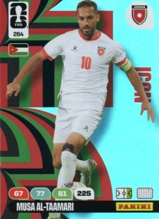264 Musa Al-Taamari Jordan Icon Panini FIFA World Cup 2026