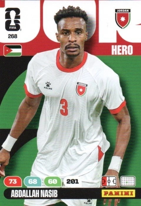 268 Abdallah Nasib Jordan Hero Panini FIFA World Cup 2026