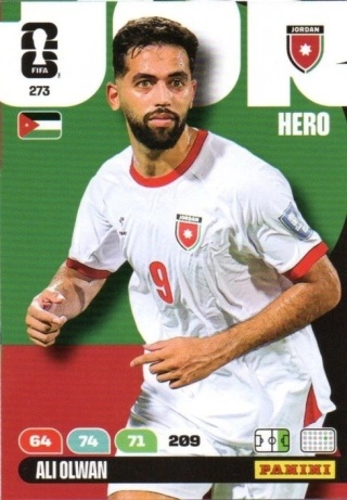 273 Ali Olwan Jordan Hero Panini FIFA World Cup 2026