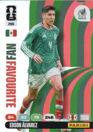 286 Edson Alvarez Mexico Fan Favourite Panini FIFA World Cup 2026