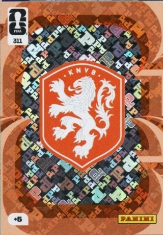 311 Team Crest Netherlands Panini FIFA World Cup 2026