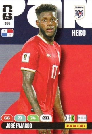 355 Jose Fajardo Panama Hero Panini FIFA World Cup 2026