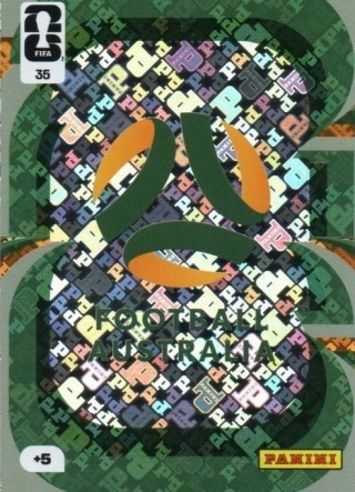 35 Team Crest Australia Panini FIFA World Cup 2026