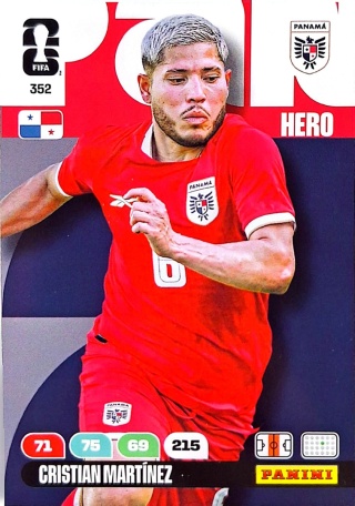352 Cristian Martinez Panama Hero Panini FIFA World Cup 2026