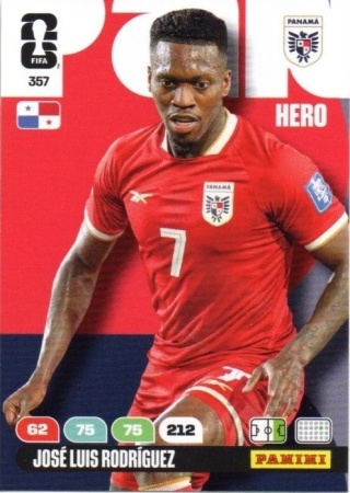 357 Jose Luiz Rodriguez Panama Hero Panini FIFA World Cup 2026
