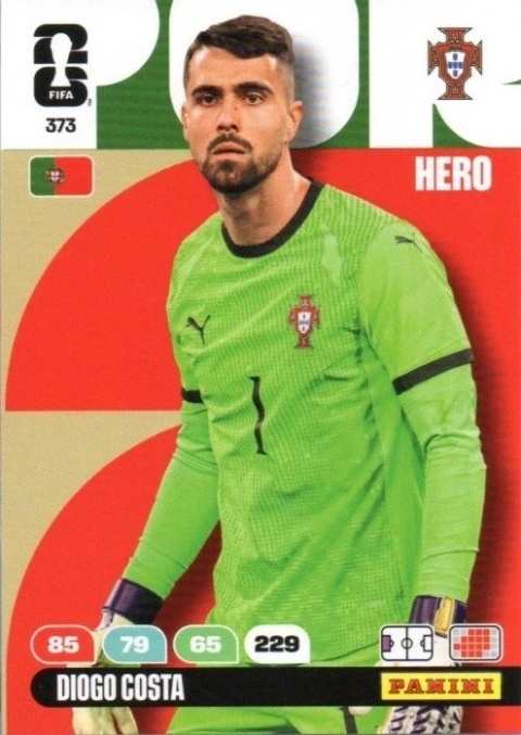 373 Diogo Costa Portugal Hero Panini FIFA World Cup 2026