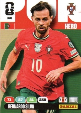 376 Bernardo Silva Portugal Hero Panini FIFA World Cup 2026