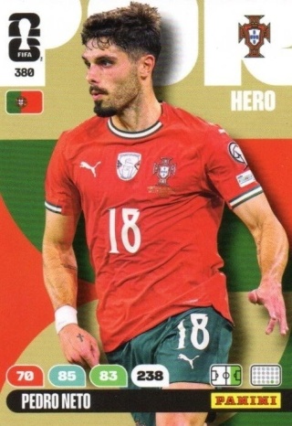 380 Pedro Neto Portugal Hero Panini FIFA World Cup 2026