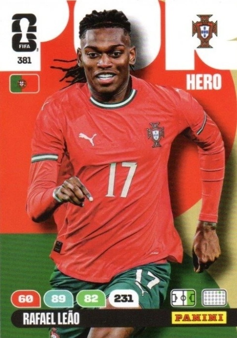 381 Rafael Leao Portugal Hero Panini FIFA World Cup 2026