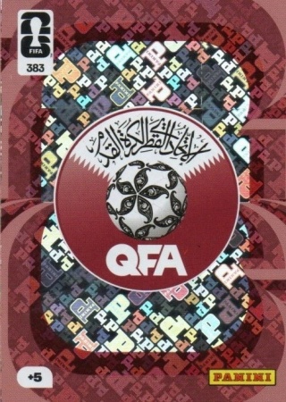 383 Team Crest Qatar Panini FIFA World Cup 2026