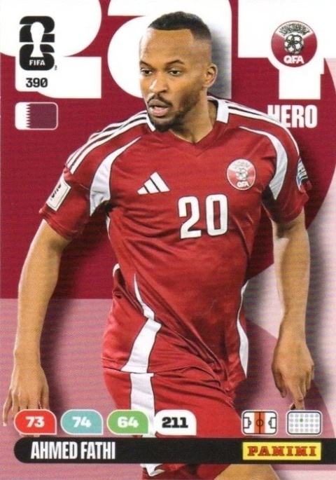 390 Ahmed Fathi Qatar Hero Panini FIFA World Cup 2026