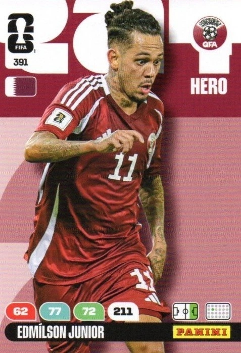 391 Edmilson Junior Qatar Hero Panini FIFA World Cup 2026