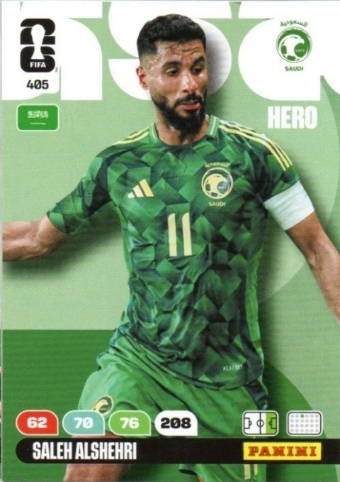 405 Saleh Alsheheri Saudi Arabia Hero Panini FIFA World Cup 2026