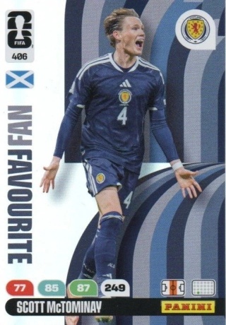 406 Scott McTominay Scotland Fan Favourite Panini FIFA World Cup 2026