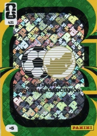 431 Team Crest South Africa Panini FIFA World Cup 2026