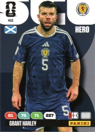 411 Grant Hanley Scotland Hero Panini FIFA World Cup 2026