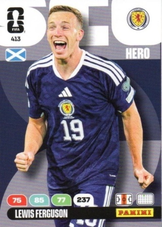 413 Lewis Ferguson Scotland Hero Panini FIFA World Cup 2026