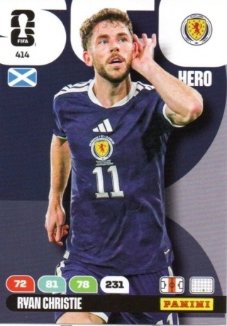 414 Ryan Christie Scotland Hero Panini FIFA World Cup 2026