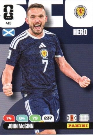 415 John McGinn Scotland Hero Panini FIFA World Cup 2026