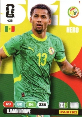 426 Iliman Ndiaye Senegal Hero Panini FIFA World Cup 2026