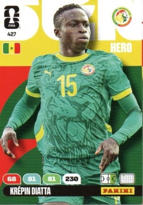 427 Krepin Diatta Senegal Hero Panini FIFA World Cup 2026