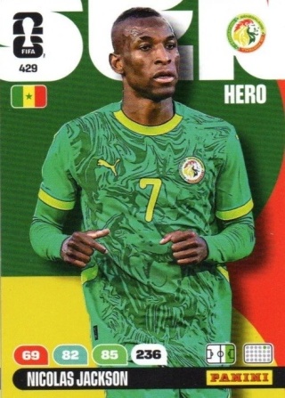 429 Nicolas Jackson Senegal Hero Panini FIFA World Cup 2026