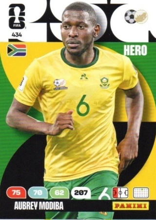 434 Aubrey Modiba South Africa Hero Panini FIFA World Cup 2026