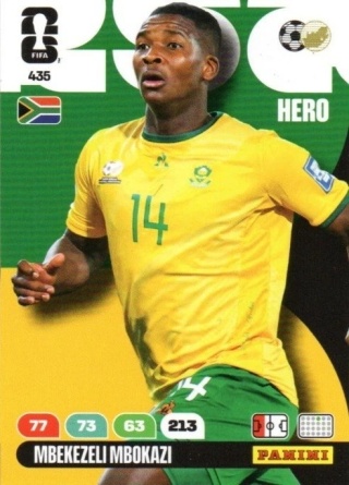 435 Mbekezeli Mbokazi South Africa Hero Panini FIFA World Cup 2026