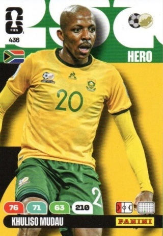 436 Khuliso Mudau South Africa Hero Panini FIFA World Cup 2026