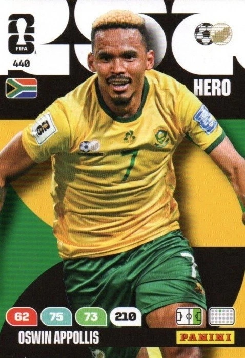 440 Oswin Appollis South Africa Hero Panini FIFA World Cup 2026