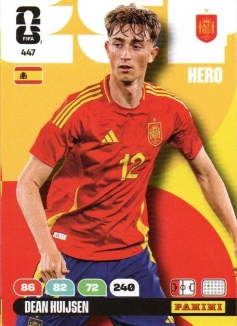 447 Dean Huijsen Hiszpania Hero Panini FIFA World Cup 2026
