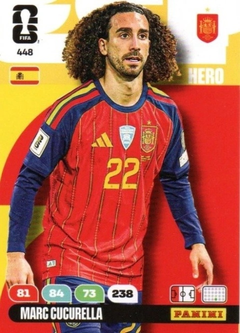 448 Marc Cucurella Spain Hero Panini FIFA World Cup 2026