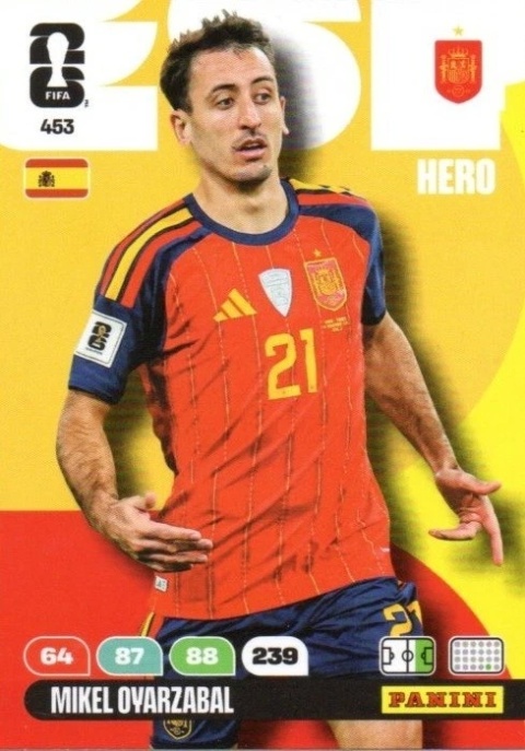 453 Mikel Oyarzabal Hiszpania Hero Panini FIFA World Cup 2026