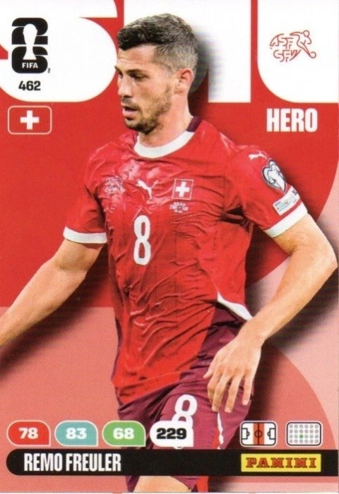 462 Remo Freuler Switzerland Hero Panini FIFA World Cup 2026