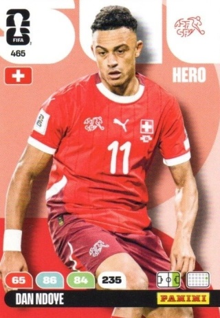 465 Dan Ndoye Switzerland Hero Panini FIFA World Cup 2026