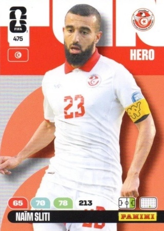 475 Naim Sliti Tunisia Hero Panini FIFA World Cup 2026