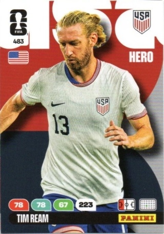 483 Tim Ream United States Hero Panini FIFA World Cup 2026