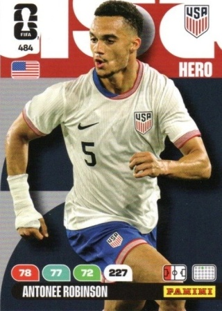 484 Antonee Robinson United States Hero Panini FIFA World Cup 2026