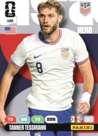 485 Tanner Tessmann United States Hero Panini FIFA World Cup 2026