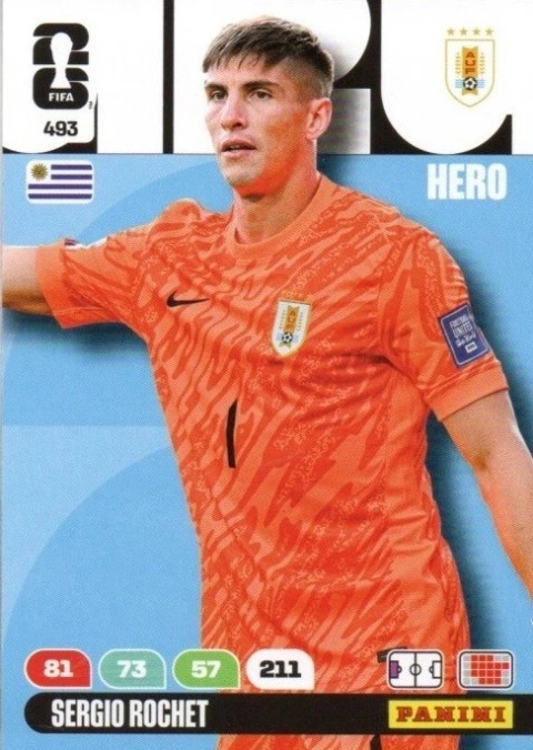 493 Sergio Rochet Uruguay Hero Panini FIFA World Cup 2026